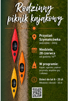 Rodzinny piknik kajakowy